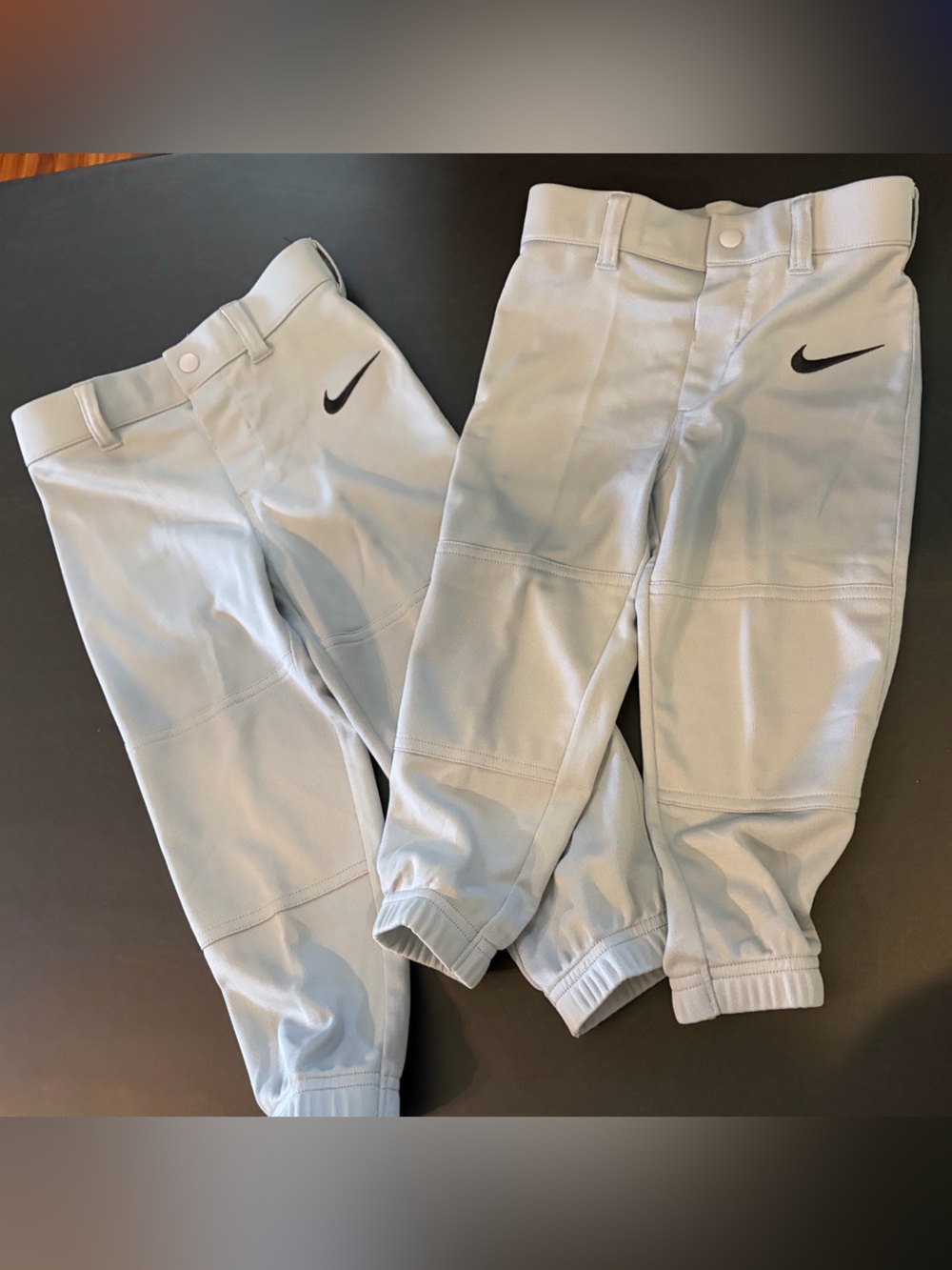 Lot of 2 Nike Dri-FIT Toddler T-Ball Baseball Pants White Sizes 4T & 5T Swoosh